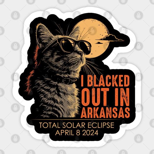 I Blacked Out In Arkansas Sticker by GreenCraft